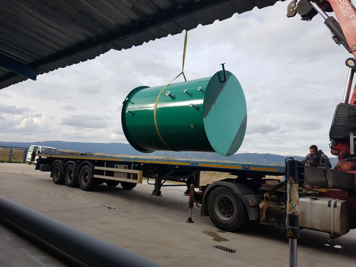 Transporte de depósito recubierto por Revinsur